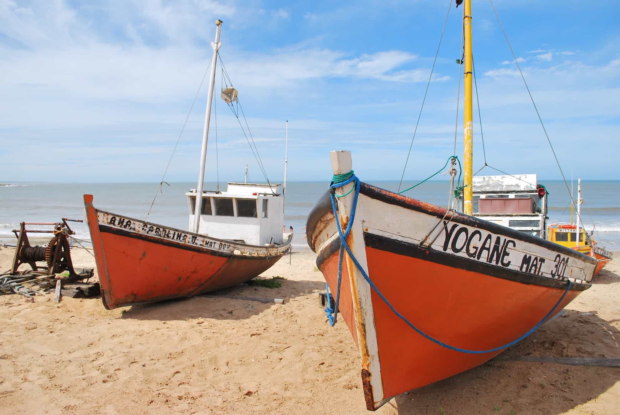 Punta del Diablo fishing boats